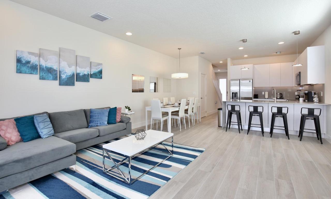 Modern Townhouse Near Disney With Heated Pool Orlando Bagian luar foto